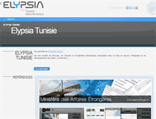 Tablet Screenshot of elypsia.com.tn